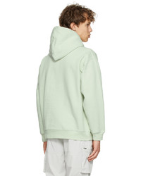 mintgrüner Pullover mit einem Kapuze von Dime