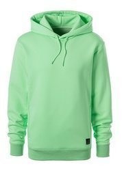 mintgrüner Pullover mit einem Kapuze von John Devin