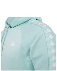 mintgrüner Pullover mit einem Kapuze von Kappa