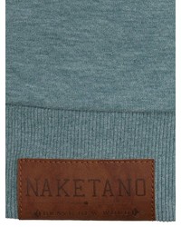 mintgrüner Pullover mit einem Kapuze von Naketano