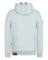 mintgrüner Pullover mit einem Kapuze von Naketano