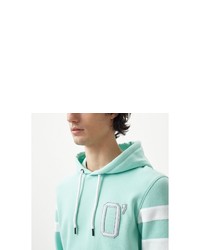 mintgrüner Pullover mit einem Kapuze von O'Neill