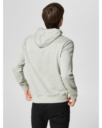 mintgrüner Pullover mit einem Kapuze von Selected Homme