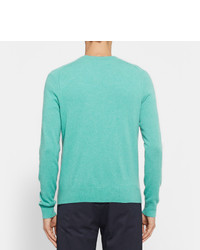 mintgrüner Pullover mit einem Rundhalsausschnitt von Club Monaco