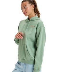 mintgrüner Pullover mit einer Kapuze von Roxy