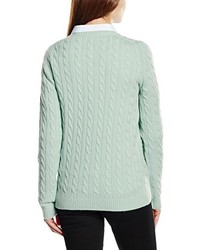 mintgrüner Pullover von TOMMY HILFIGER WOMENSWEAR