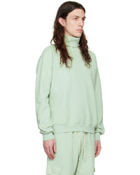 mintgrüner Rollkragenpullover von Les Tien