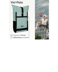 mintgrüner Rucksack von LARKSON
