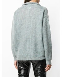 mintgrüner Strick Oversize Pullover von Isabel Marant Etoile