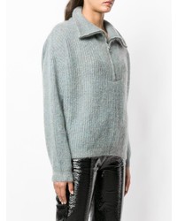 mintgrüner Strick Oversize Pullover von Isabel Marant Etoile