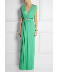 mintgrünes Ballkleid von Jenny Packham