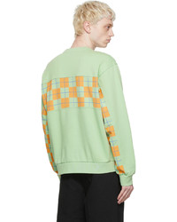 mintgrünes bedrucktes Sweatshirt von Thames MMXX