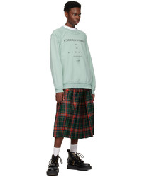 mintgrünes bedrucktes Sweatshirt von Undercoverism