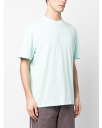 mintgrünes bedrucktes T-Shirt mit einem Rundhalsausschnitt von Ih Nom Uh Nit