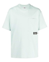 mintgrünes bedrucktes T-Shirt mit einem Rundhalsausschnitt von Izzue