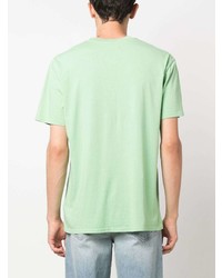 mintgrünes bedrucktes T-Shirt mit einem Rundhalsausschnitt von Nahmias