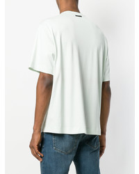 mintgrünes bedrucktes T-Shirt mit einem Rundhalsausschnitt von Diesel Black Gold