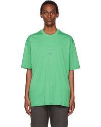 mintgrünes bedrucktes T-Shirt mit einem Rundhalsausschnitt von Song For The Mute