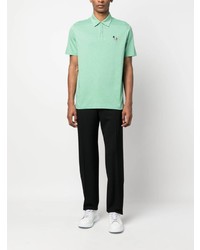 mintgrünes besticktes Polohemd von PS Paul Smith