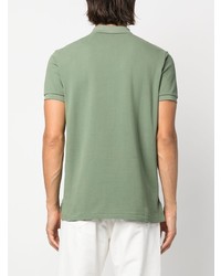 mintgrünes besticktes Polohemd von Polo Ralph Lauren