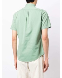 mintgrünes besticktes Polohemd von Polo Ralph Lauren