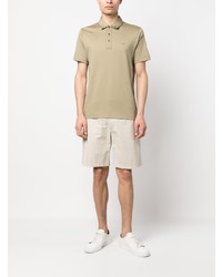 mintgrünes besticktes Polohemd von Michael Kors