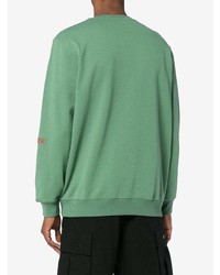 mintgrünes besticktes Sweatshirt von 032c