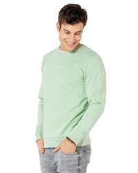 mintgrünes besticktes Sweatshirt von Stitch & Soul
