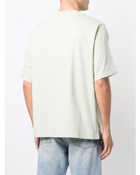 mintgrünes besticktes T-Shirt mit einem Rundhalsausschnitt von Kenzo