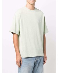 mintgrünes besticktes T-Shirt mit einem Rundhalsausschnitt von Kenzo