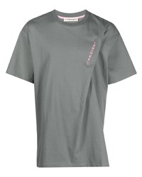 mintgrünes besticktes T-Shirt mit einem Rundhalsausschnitt von Y/Project
