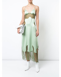 mintgrünes Camisole-Kleid aus Spitze von Off-White