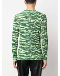 mintgrünes Camouflage Langarmshirt von ERL