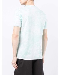 mintgrünes Camouflage T-Shirt mit einem Rundhalsausschnitt von Avant Toi