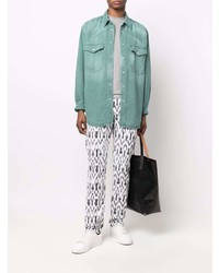 mintgrünes Jeanshemd von Isabel Marant