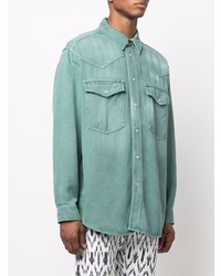 mintgrünes Jeanshemd von Isabel Marant