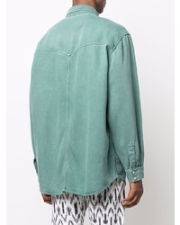 mintgrünes Jeanshemd von Isabel Marant