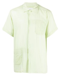 mintgrünes Kurzarmhemd von Engineered Garments