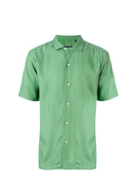 mintgrünes Kurzarmhemd von Gitman Vintage