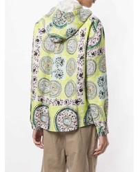 mintgrünes Langarmhemd mit Paisley-Muster von JW Anderson