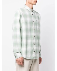mintgrünes Langarmhemd mit Schottenmuster von Carhartt WIP