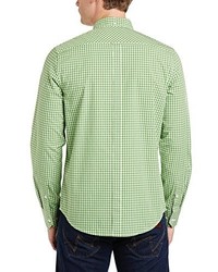 mintgrünes Langarmhemd mit Vichy-Muster von Ben Sherman