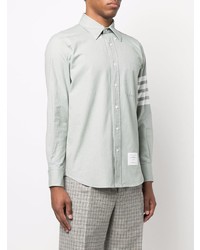 mintgrünes Langarmhemd von Thom Browne