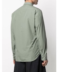 mintgrünes Langarmhemd von Maison Margiela