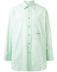 mintgrünes Langarmhemd von Wooyoungmi