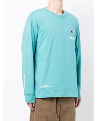 mintgrünes Langarmshirt von AAPE BY A BATHING APE