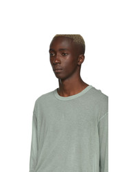 mintgrünes Langarmshirt von Boris Bidjan Saberi