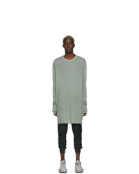 mintgrünes Langarmshirt von Boris Bidjan Saberi