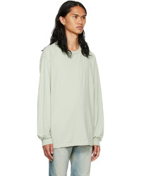 mintgrünes Langarmshirt von John Elliott