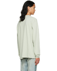 mintgrünes Langarmshirt von John Elliott